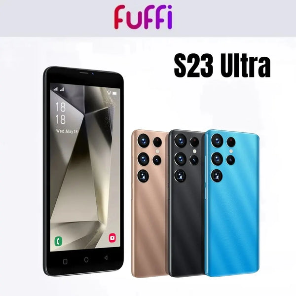 FUFFI-S23 Ultra Smartphone Android, 5.0 ", 16GB ROM, 2GB RAM,Dual SIM,2000mAh Bateria, Telefone celular, Google Play Store, Celular
